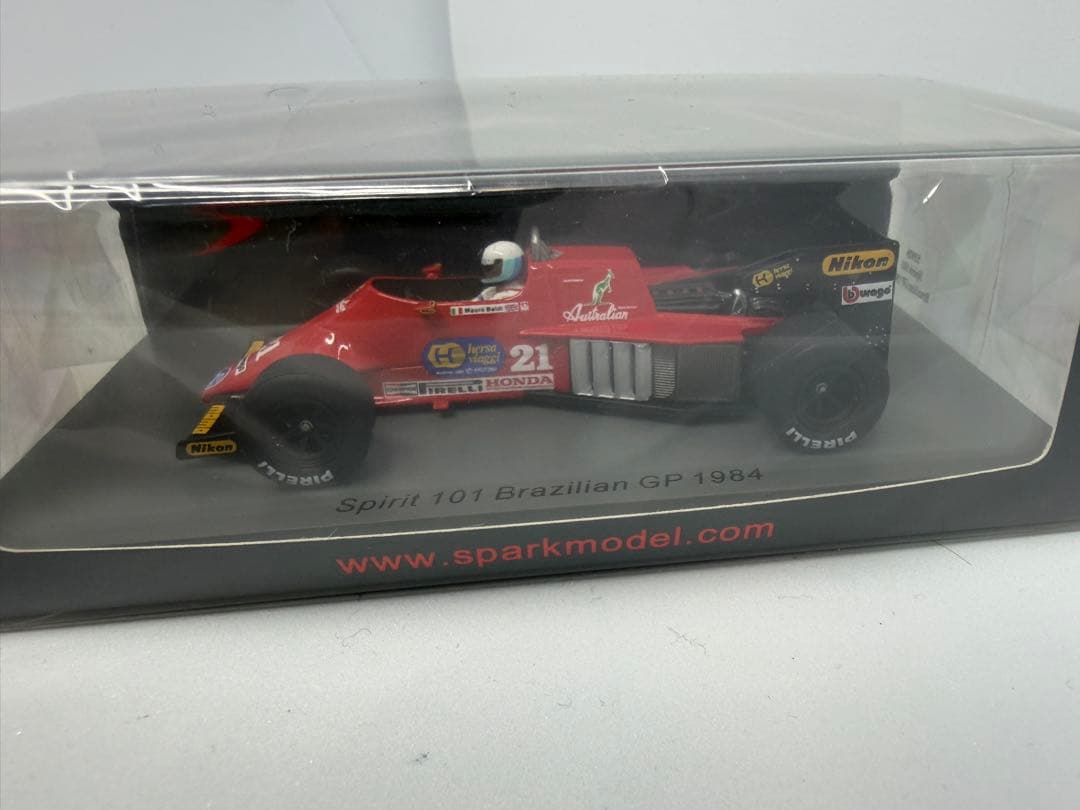 希少・美品　スパーク スピリット 101 ブラジルGP 1984 M.バルディ