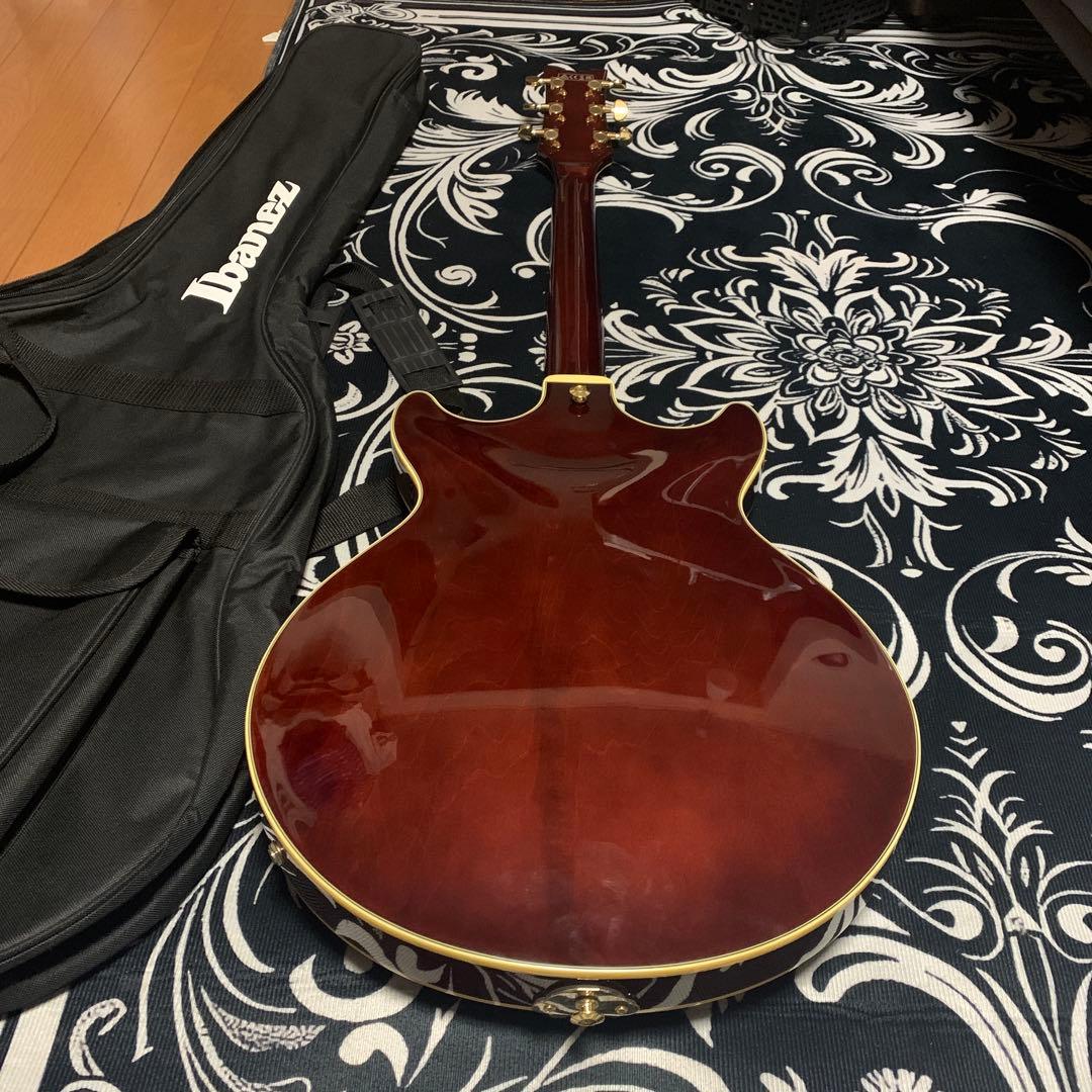 Ibanez AMH90QM-TBL 5B-01 フルアコ