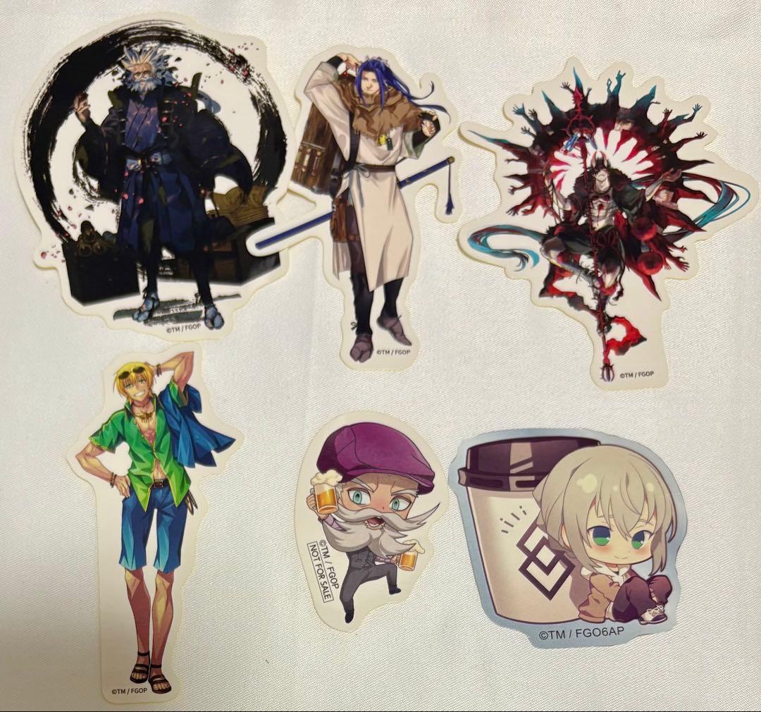 FGOフェス ステッカーセット まとめ 特典 Fate/Grand Order