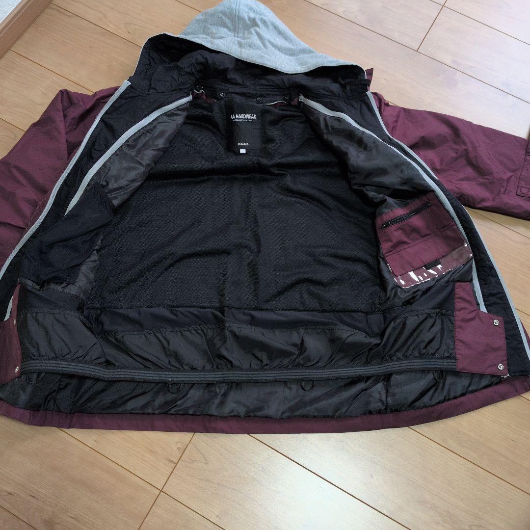 THRASHER スノーボードジャケット ワインレッド