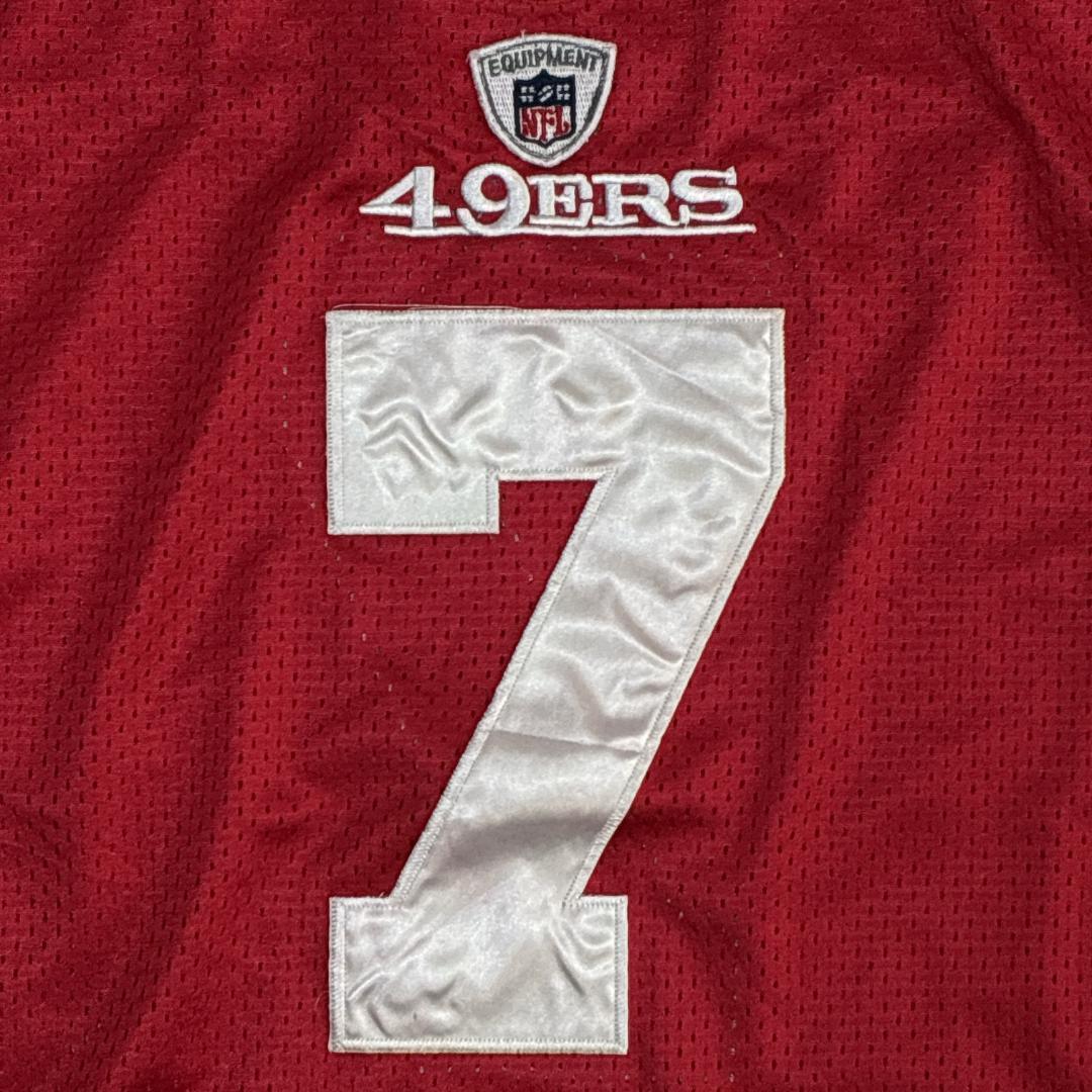 NFL 49ers Reebok ユニフォーム アメフト ゲームシャツ 刺繍ロゴ