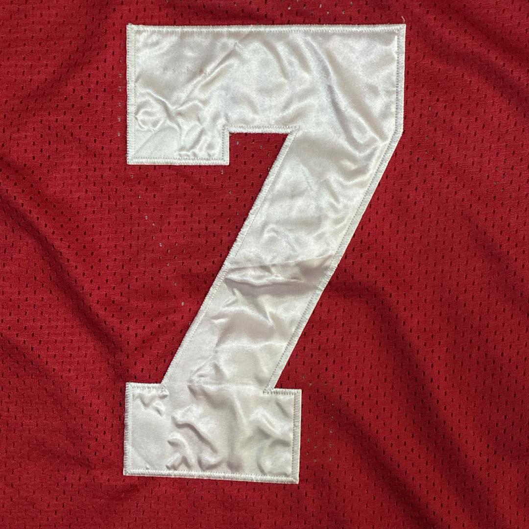 NFL 49ers Reebok ユニフォーム アメフト ゲームシャツ 刺繍ロゴ