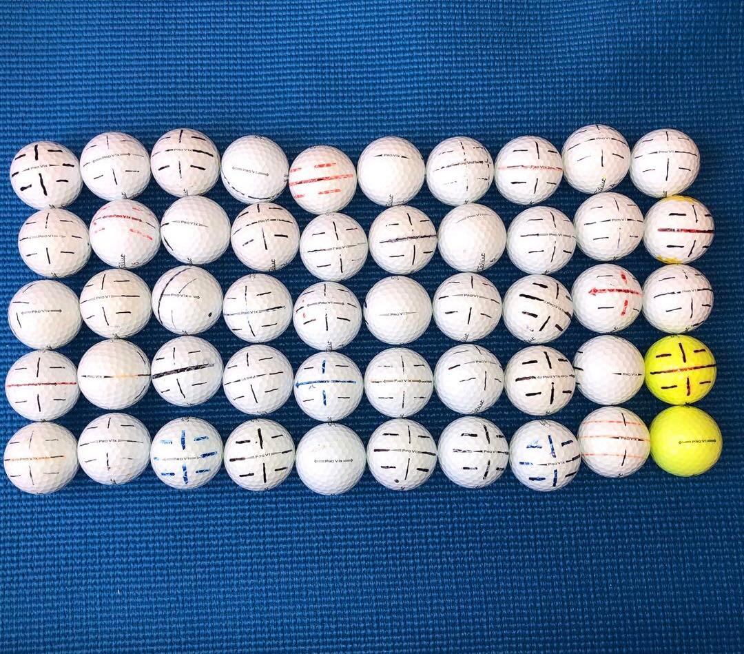 タイトリストPro V1・V1X混合50球　ロストボール