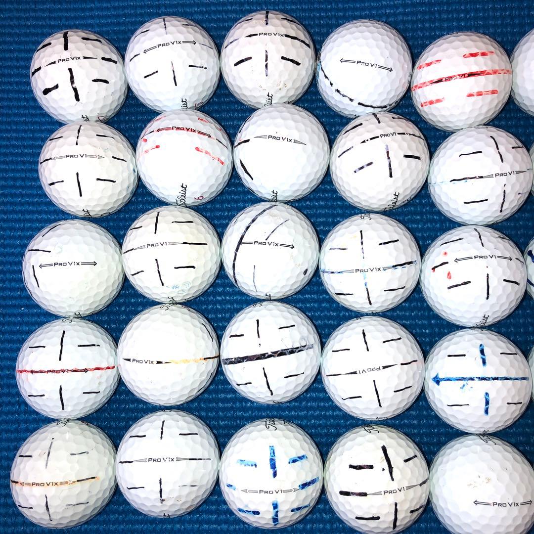 タイトリストPro V1・V1X混合50球　ロストボール