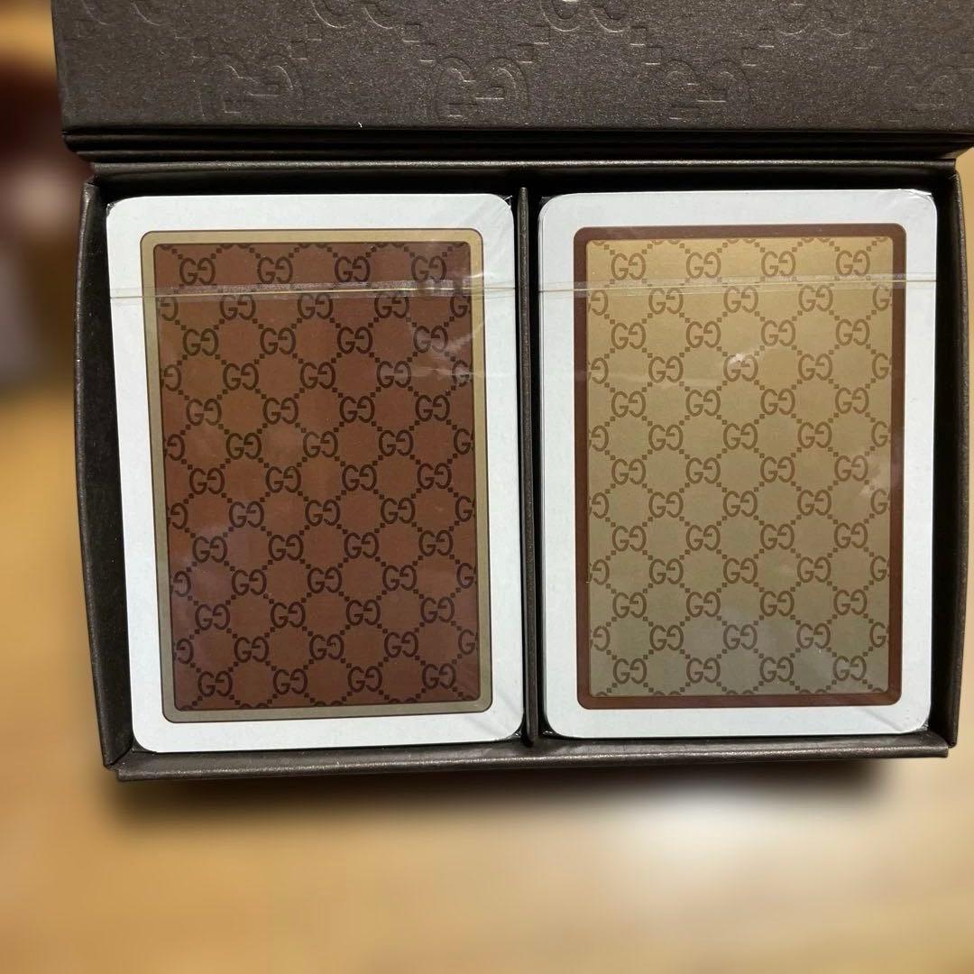 新品未開封GUCCIトランプ Gucci 2 デック 希少