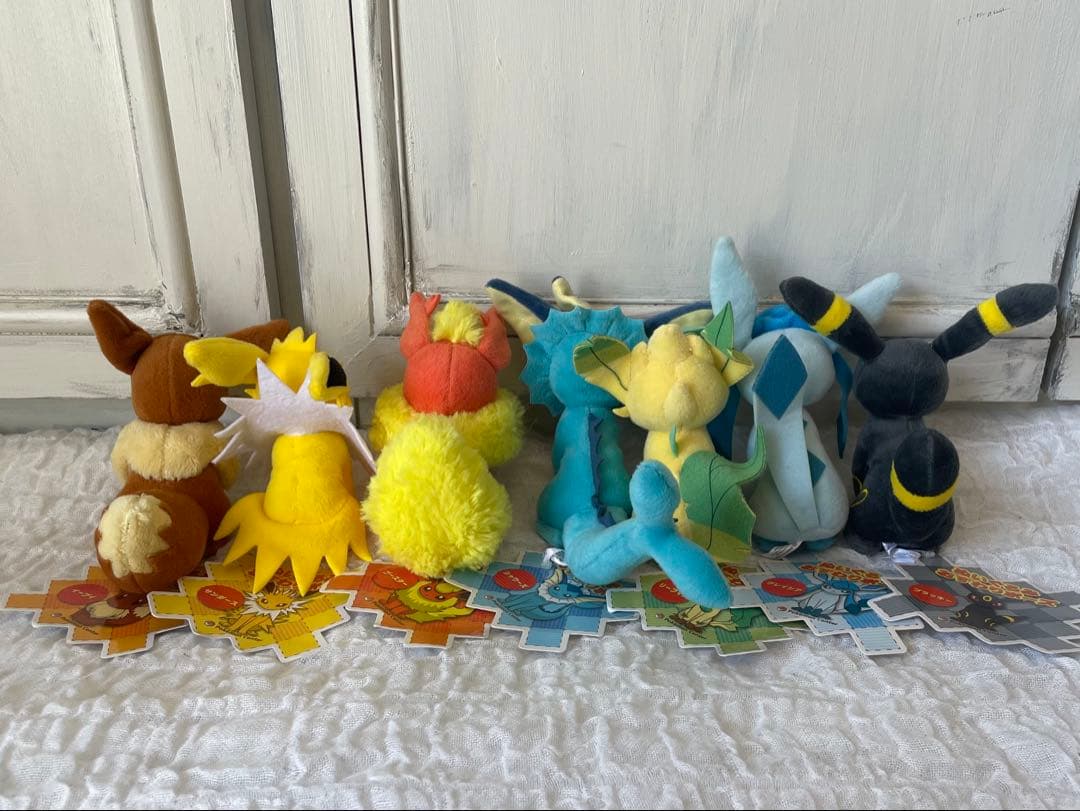 ポケモン　おすわりポーズぬいぐるみ　ブイズ　計7点