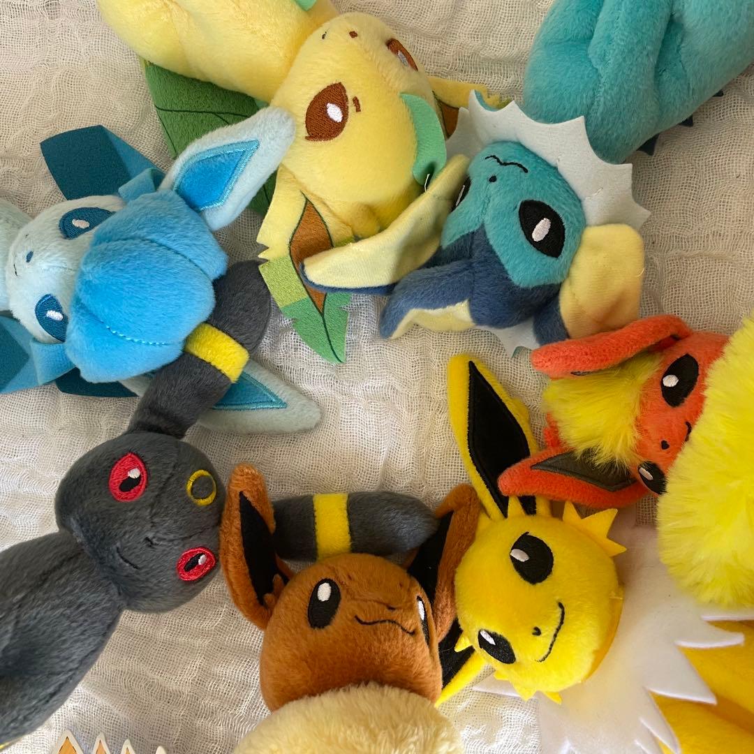 ポケモン　おすわりポーズぬいぐるみ　ブイズ　計7点