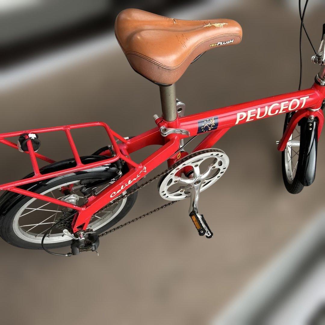 PEUGEOT 折り畳み自転車　コリブリ　レッド
