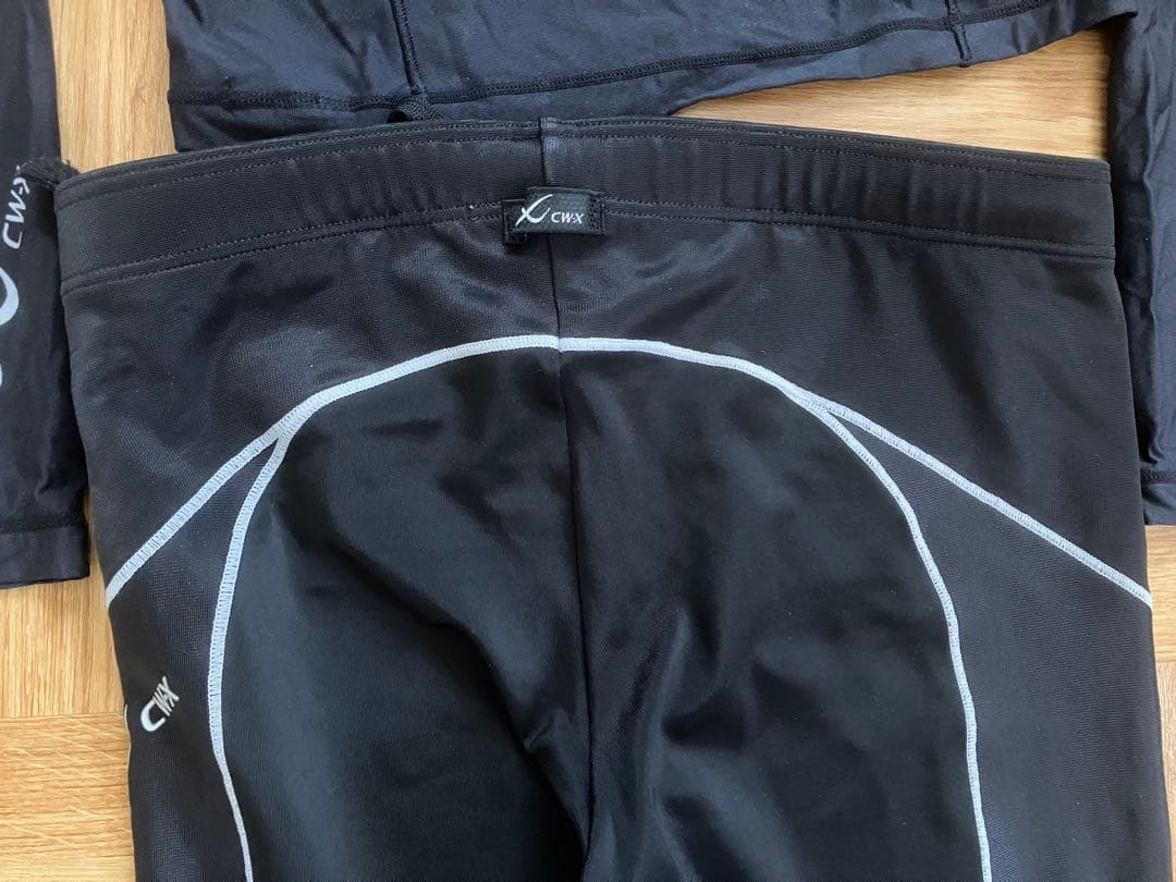 【美品】CW-X コンプレッション上下セット S/M ランニング