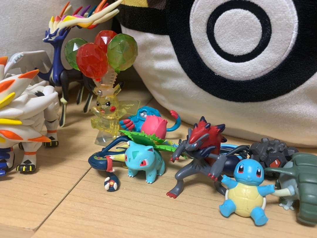 ポケモン、ぬいぐるみ、フィギュア、レックウザ、テラパゴス、モンコレ、ピカチュウ