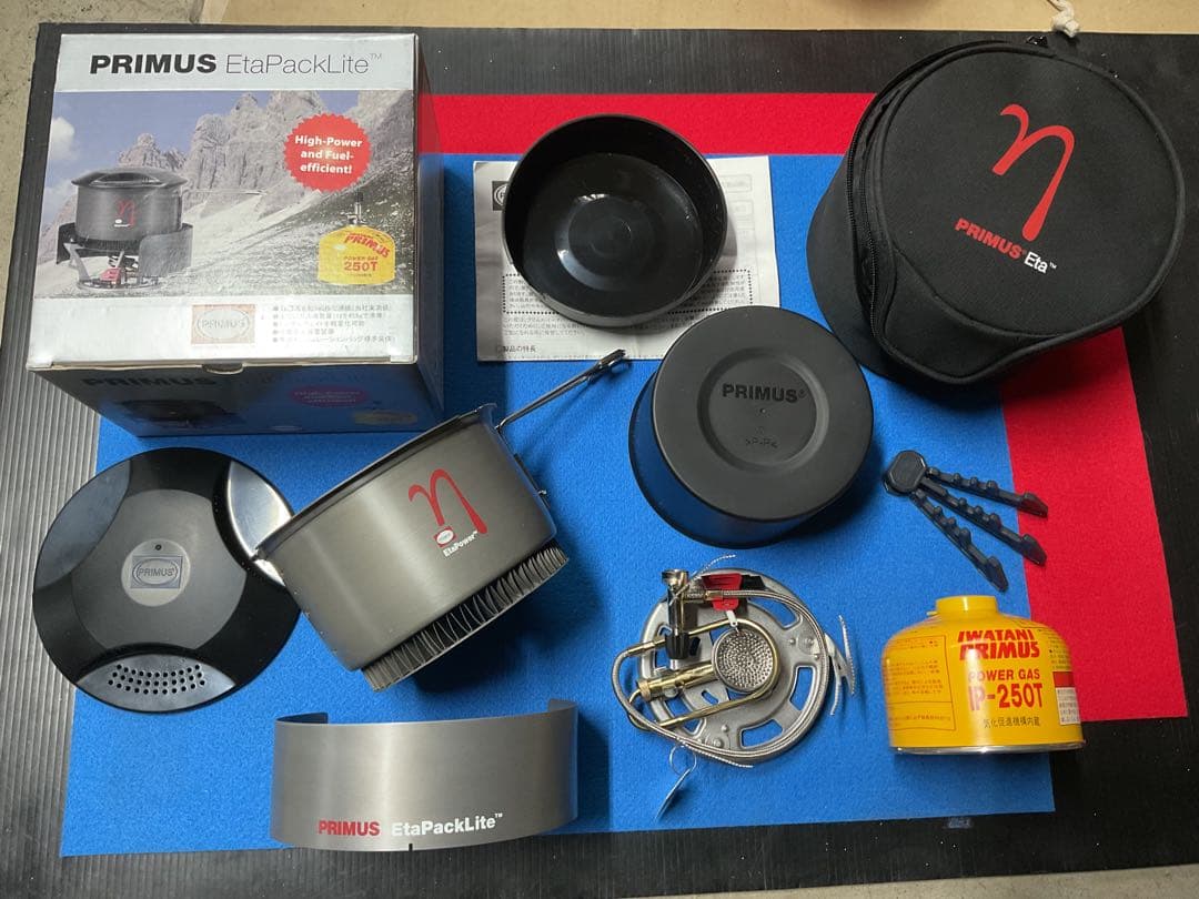 PRIMUS EtaPacKLite動作良好美品フルセット品新品OD缶オマケ付