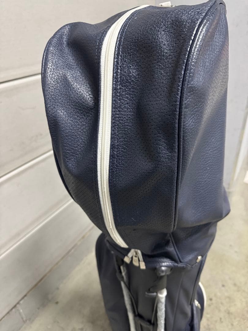 FJ ネイビー スタンド式ゴルフバッグ キャディバッグ 人気Foot joy