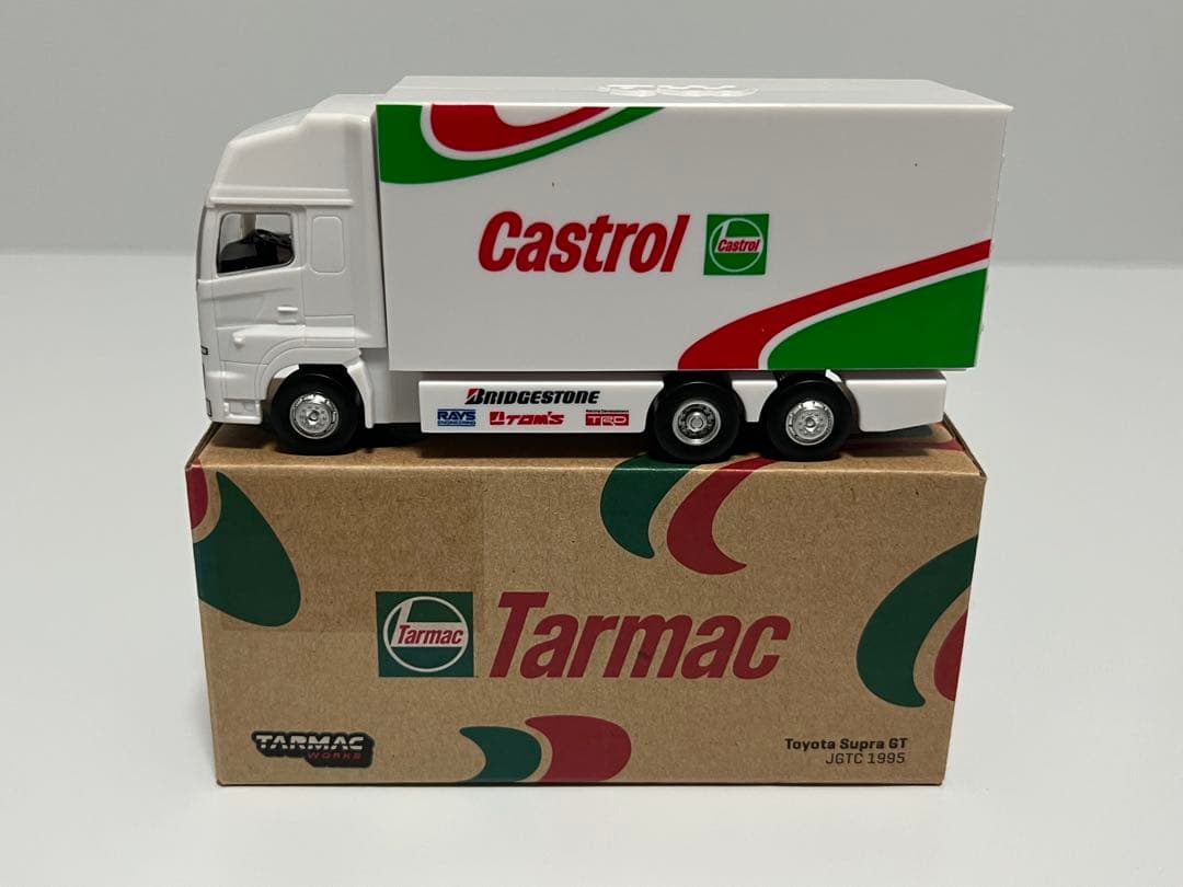 ミニカー Tarmac Castrol Supra GT Truck Hobby64