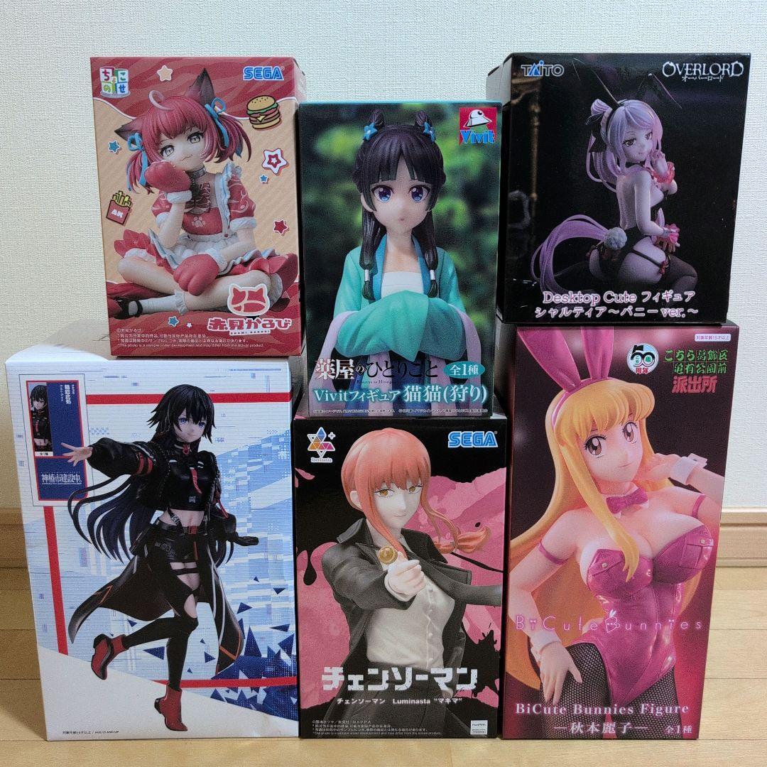 ㉝　美少女フィギュア　プライズ　まとめ売り　6個セット