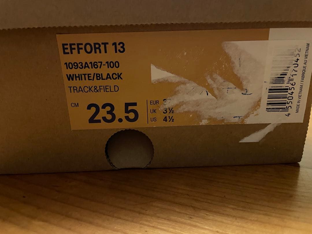 ASICS スパイクシューズ EFFORT 13 23.5