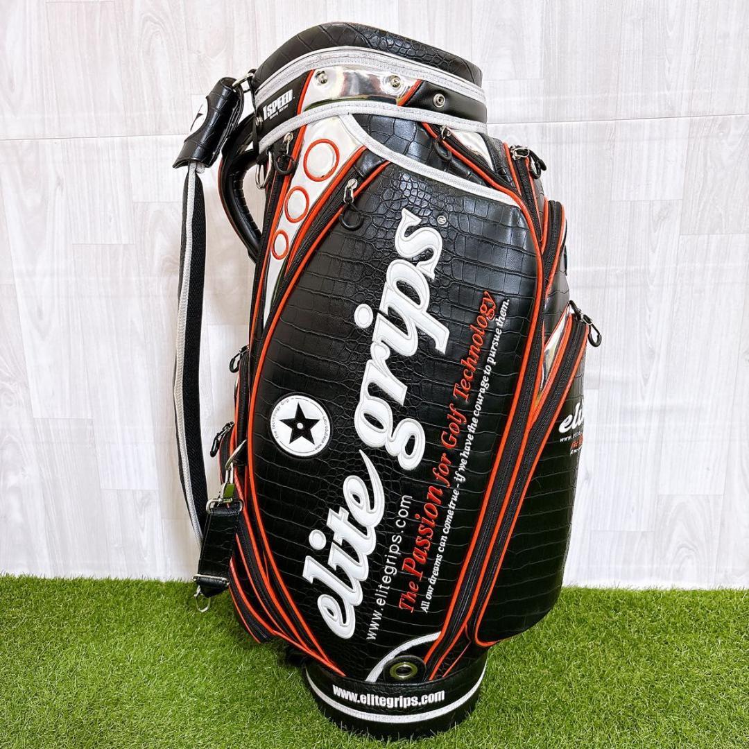 限定 elite grips エリートグリップ キャディバッグ クロコ 希少