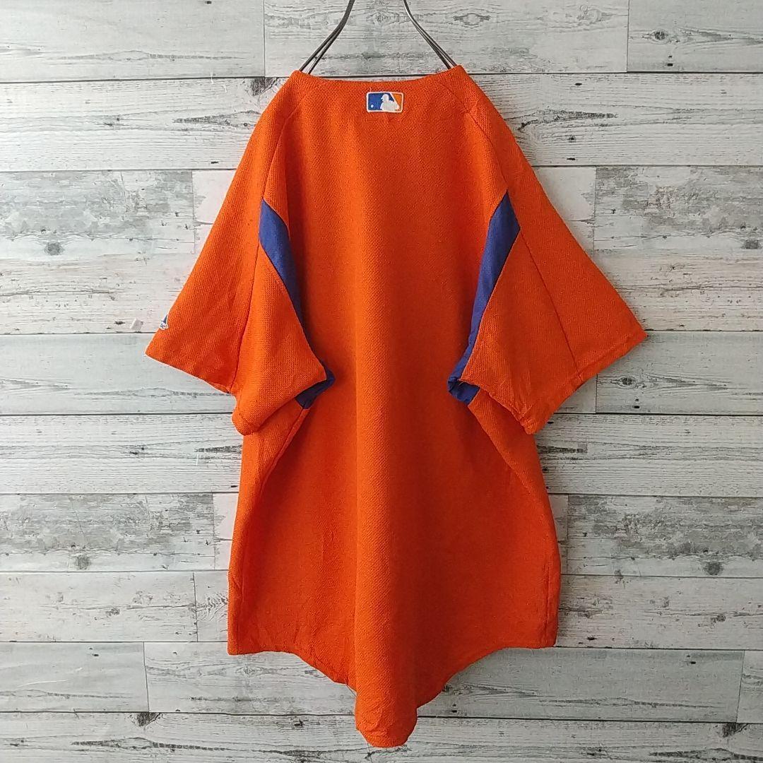 超希少☆90s USA製 マジェスティック ニューヨークメッシ ユニフォーム