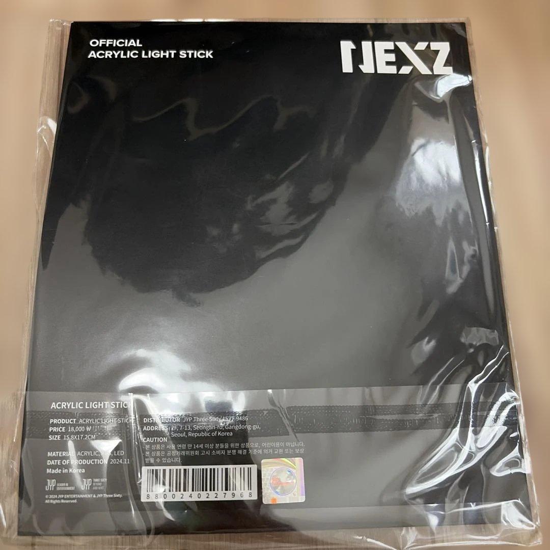 NEXZ アクリル　ライト　スティック　ペンライト　韓国　限定　横型