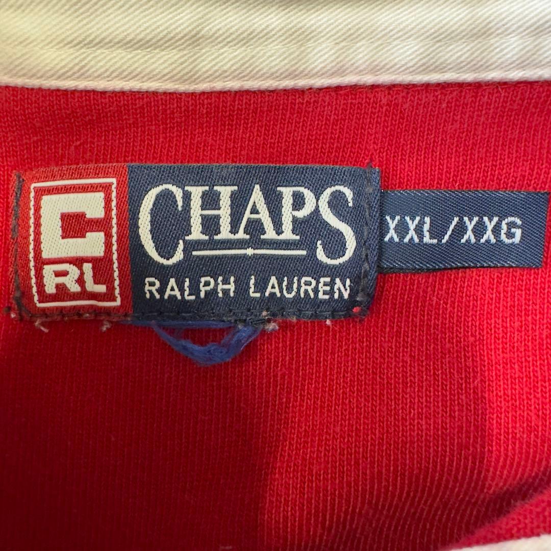 CHAPS RALPH LAUREN ラガーシャツ 長袖ポロシャツXXL/XGX