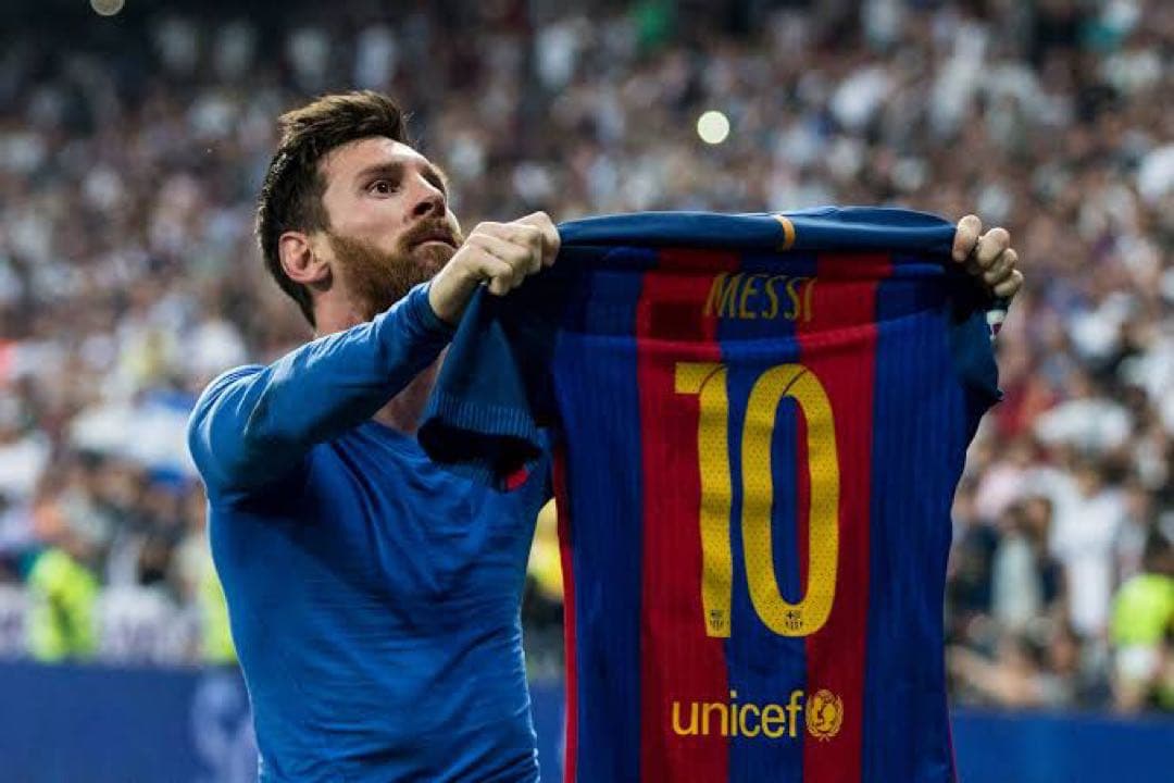 リオネル・メッシ　ユニフォーム　FCバルセロナ　選手支給　Lサイズ　NIKE