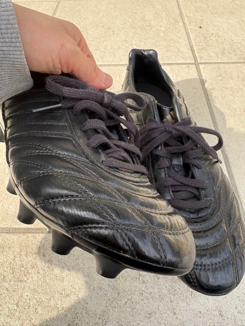 adidas パティークX サッカースパイク 26.0cm ブラック 日本製