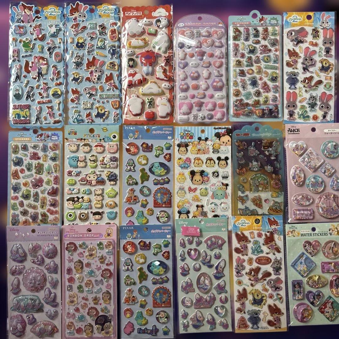 ディズニーボンボンドロップシールセット