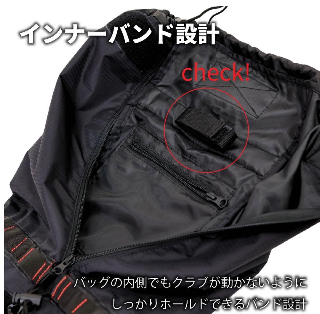 【美品】ゴルフクラブ バックパック リュック ゴルフケース ROBUSTIN