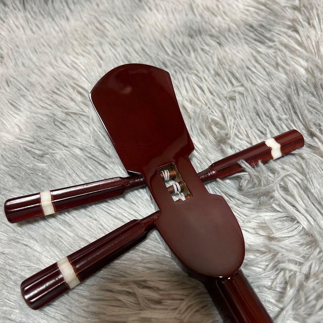 沖縄三線 スンチーレッド美品 初心者DVD付セット