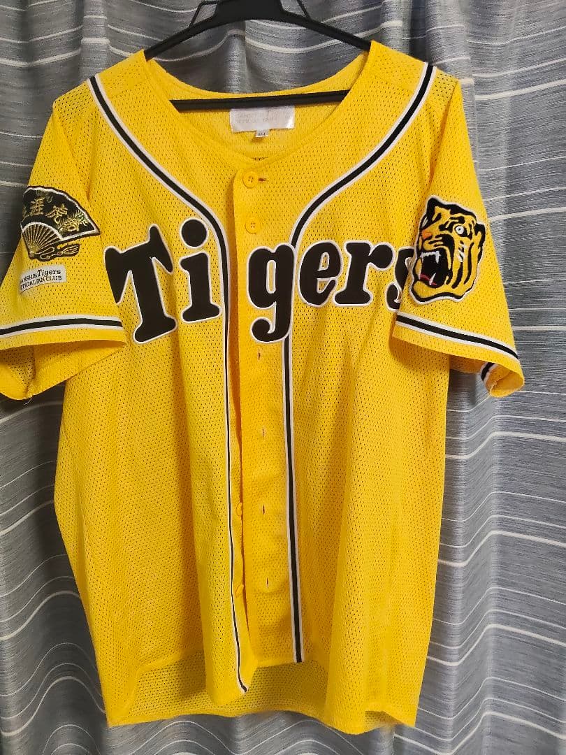Tigers 黄色 メッシュ ユニフォーム