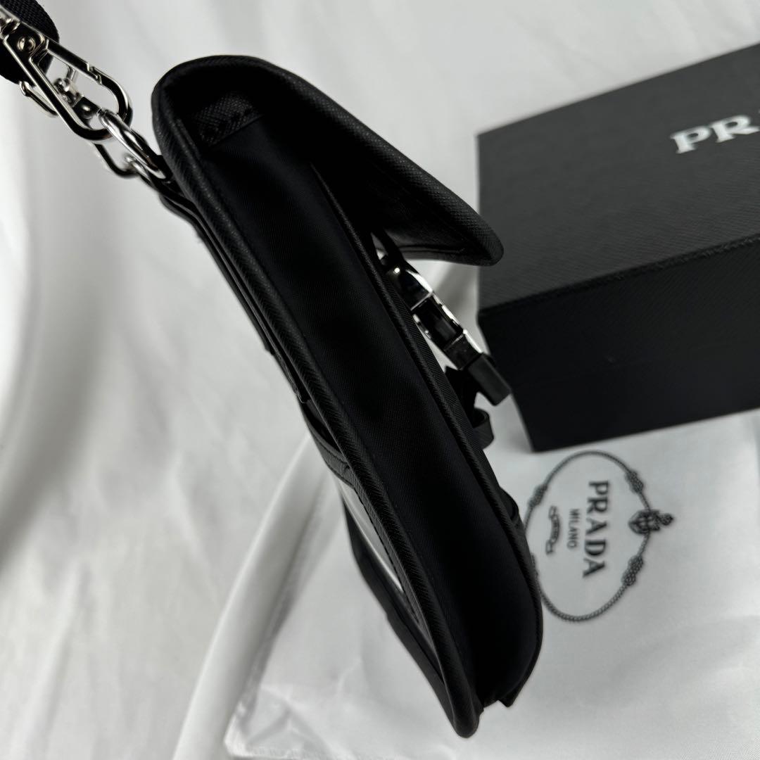 PRADA プラダ スマホショルダーバッグ ブラック