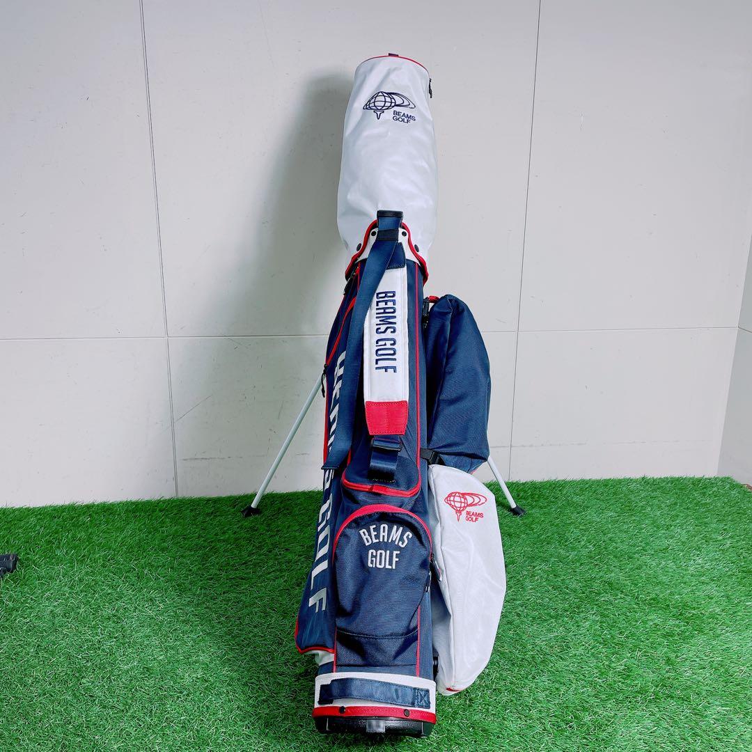 ゴルフ　キャディバッグ BEAMS GOLF スタンド式　D2710