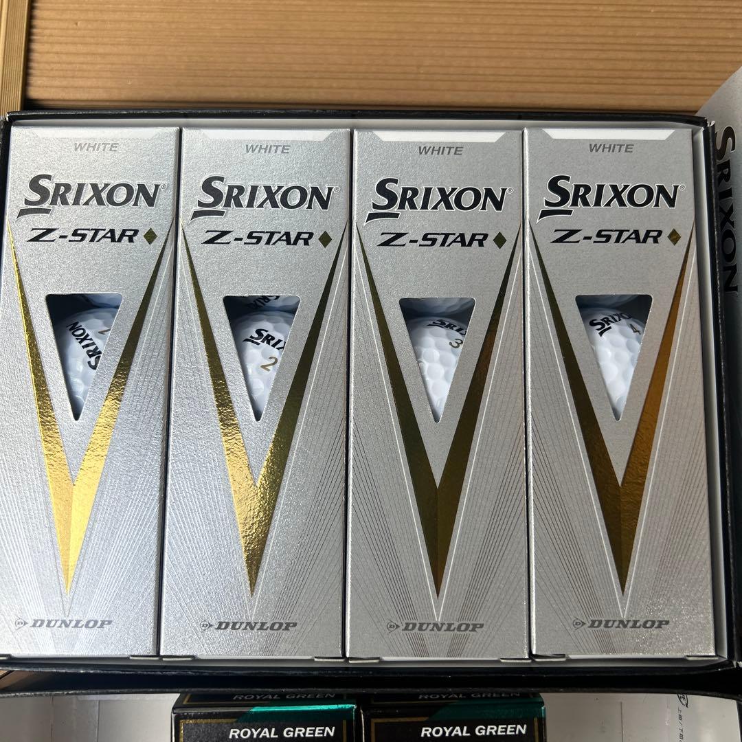 Srixon Z-STAR DIAMOND１ダースとロイヤルグリーン2スリーブ