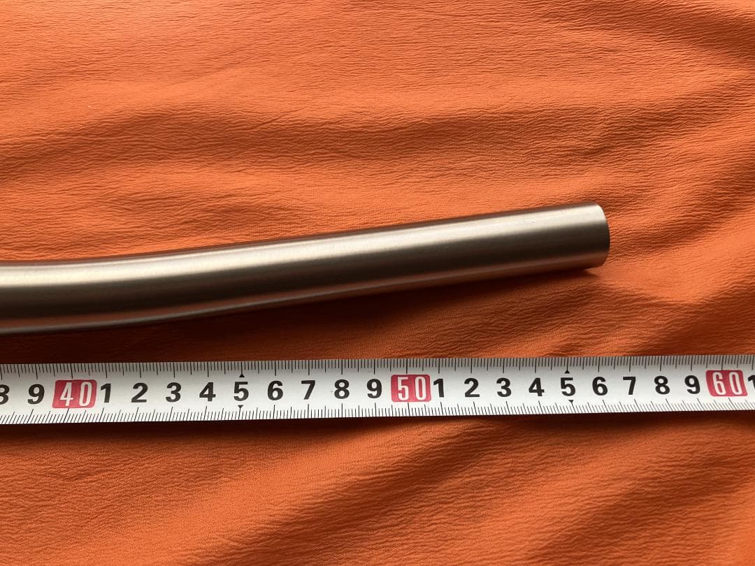 チタン合金製フラットハンドルバー 560mm 31.8mm 22.2mm
