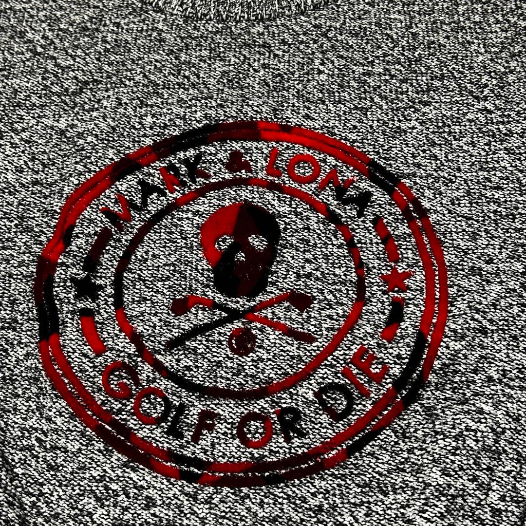 極美品　MARK&LONA 防風仕様　ニット　セーター　GOLF OR DIE