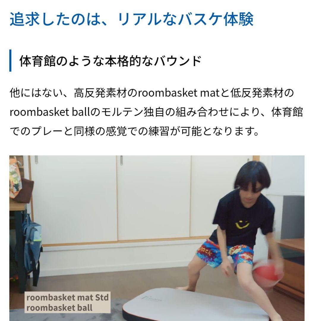 【美品】roombasketball ドリブルセット Pro5号ボール付 静音