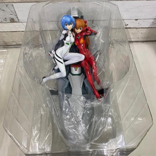 美品 新世紀エヴァンゲリオン フィギュア レイ＆アスカ ツインモア オブジェクト