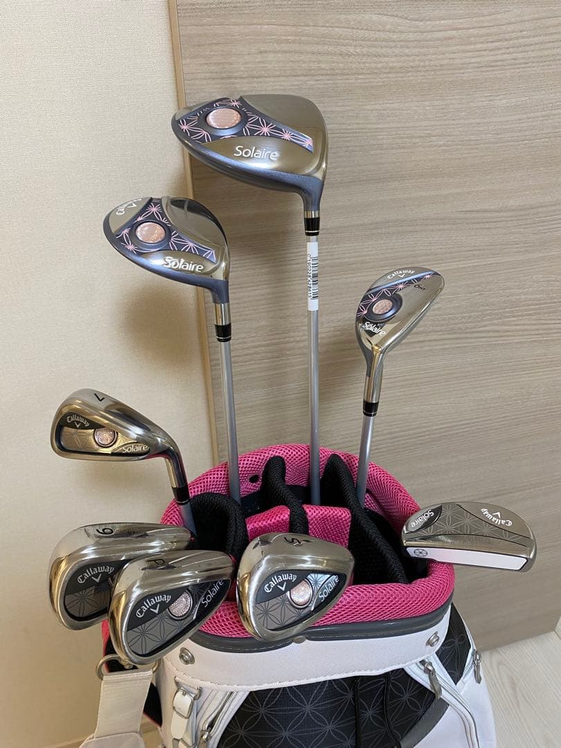 （美品）（現行品）Callaway Solaire ソレイル　クラブ8本セット