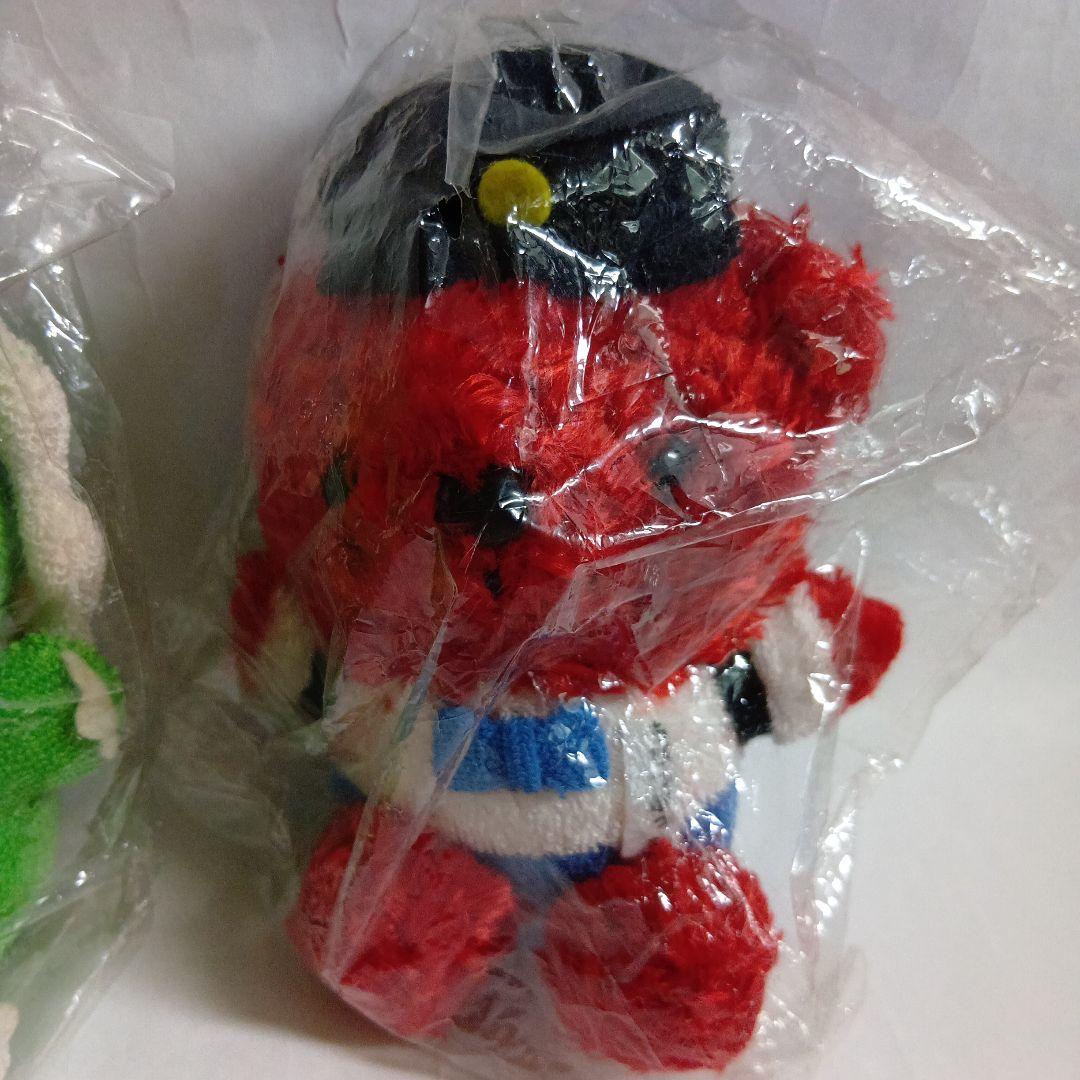 居酒屋 つぼ八 ちびつぼっち 2体 赤いくまのぬいぐるみ