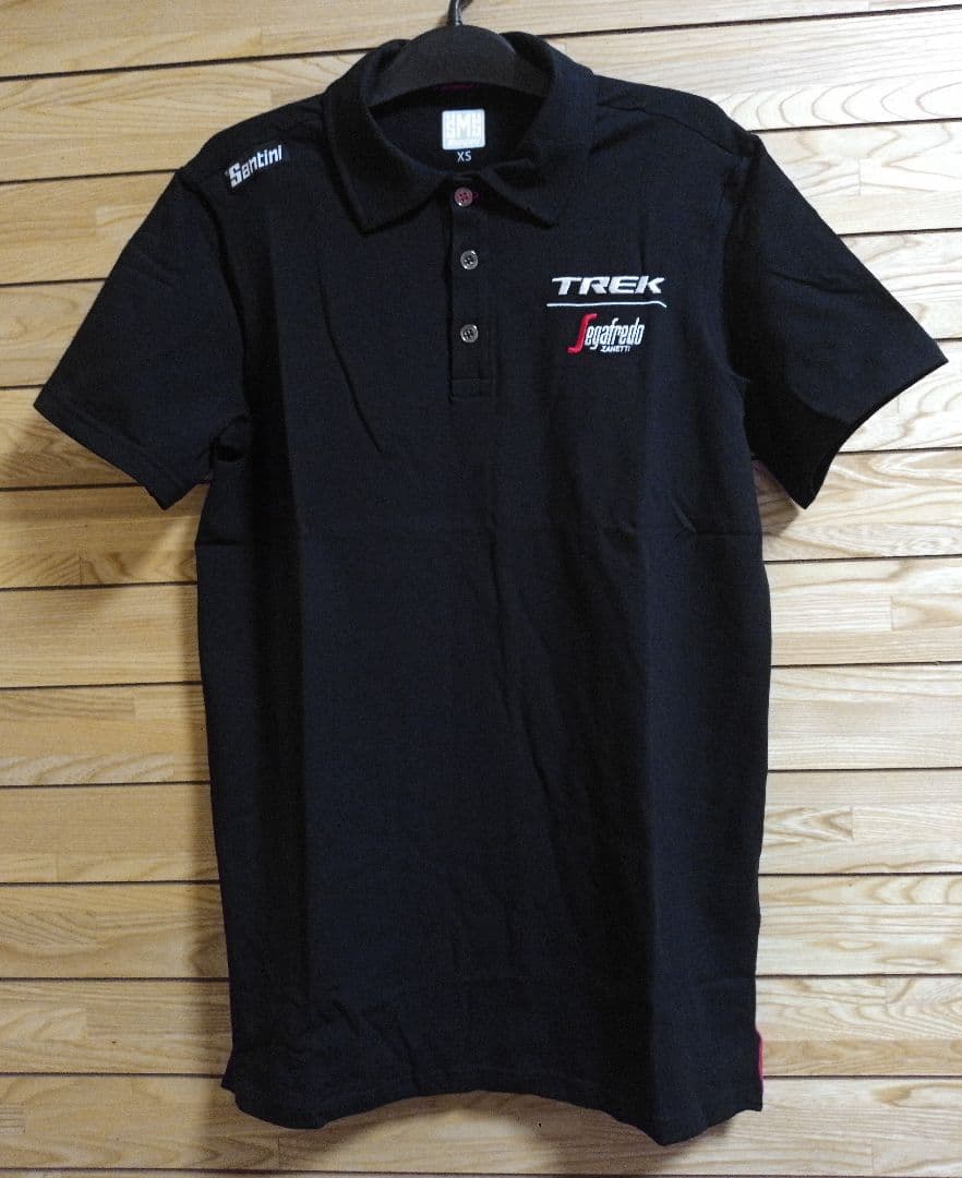 支給品　Tシャツ　TREK Segafredo　サイクルジャージ　トレック　黒