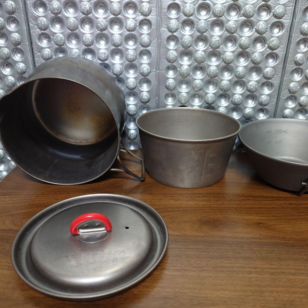 EVERNEW Tea pot 800　チタンティーポット800 セット