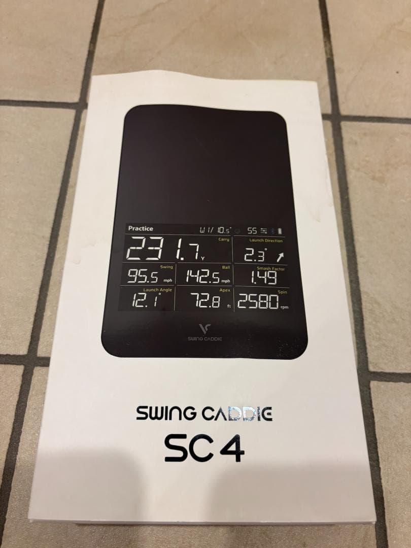 【訳アリ・格安】Swing Caddie SC4 ゴルフ練習機 専用ケース付き