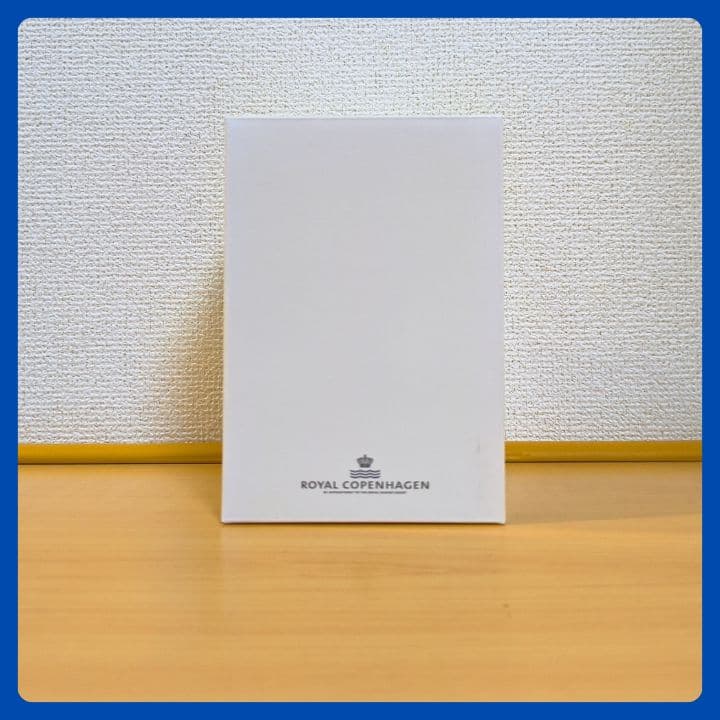 ロイヤルコペンハーゲン ブルーパルメッテ 花瓶 BLUE PALMETTE
