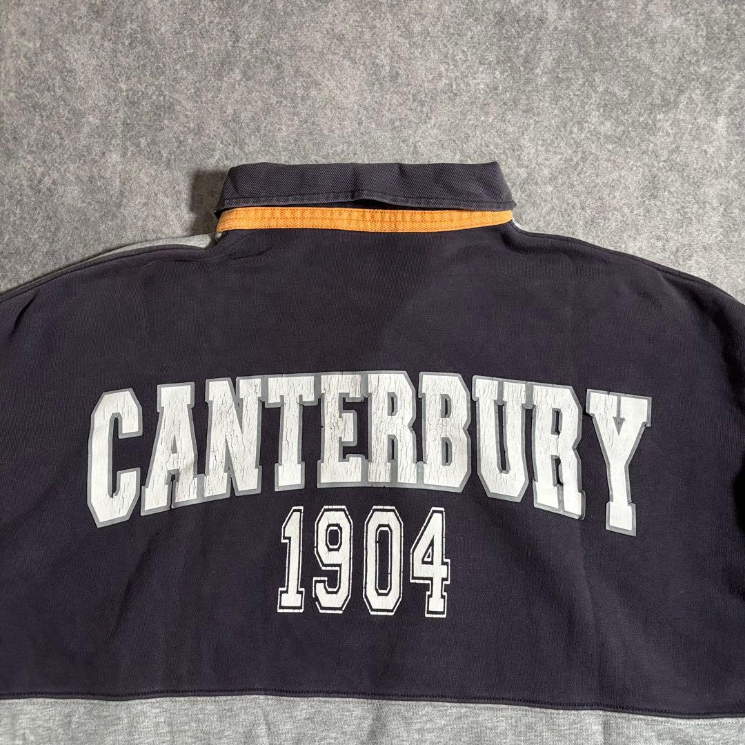Canterbury シャツ 刺繍ロゴ 00s シティーボーイ グランジ 平成