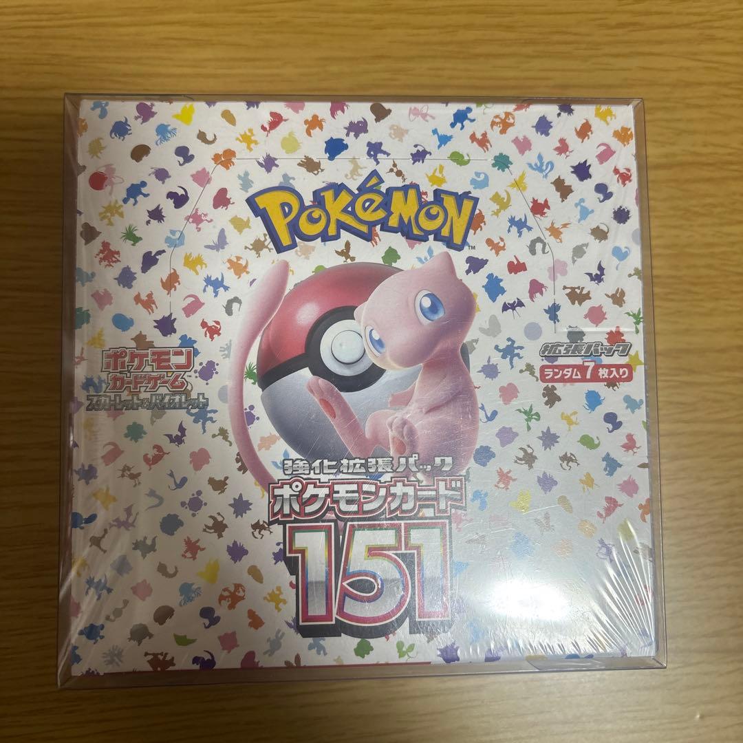 ポケカ　151 box シュリンク付き