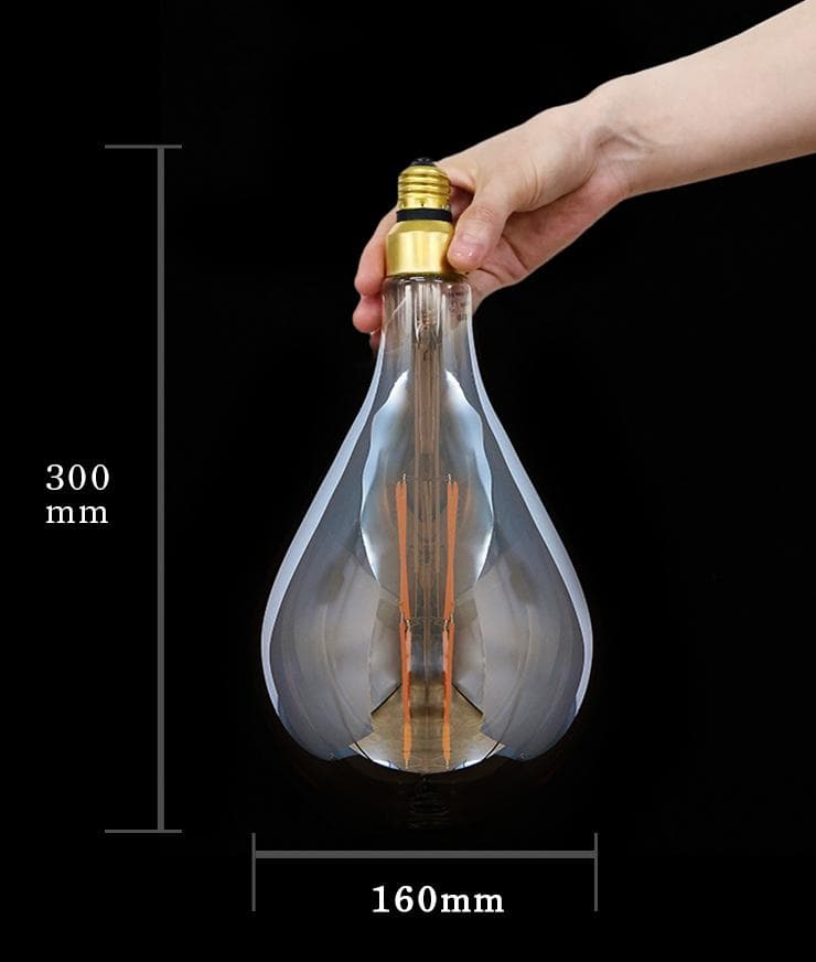北欧LED電球 E26濃い電球色フィラメント クリアー レトロ LDA5-FBT