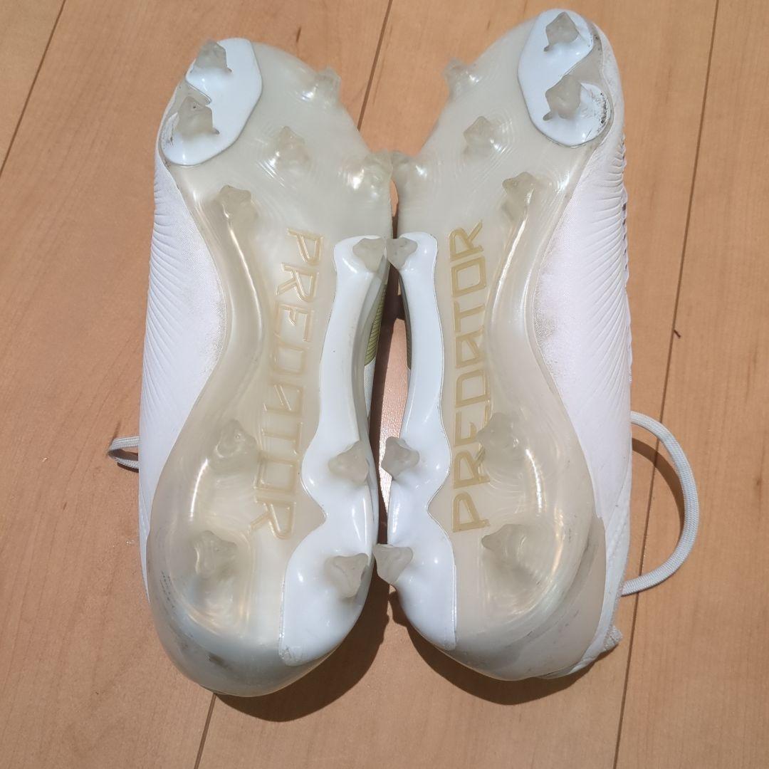 adidas Predator サッカーシューズ ホワイト/ゴールド