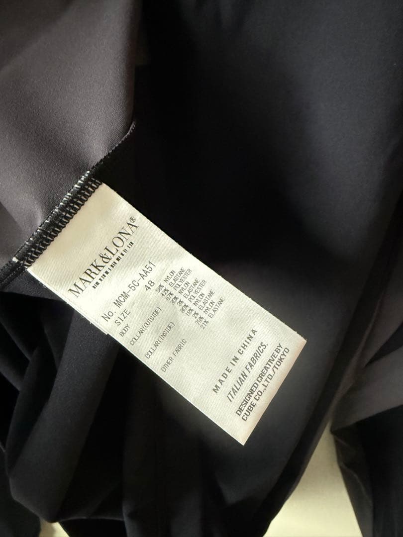 美品★ MARK&LONA インナー アンダーシャツ モックネック マーク&ロナ