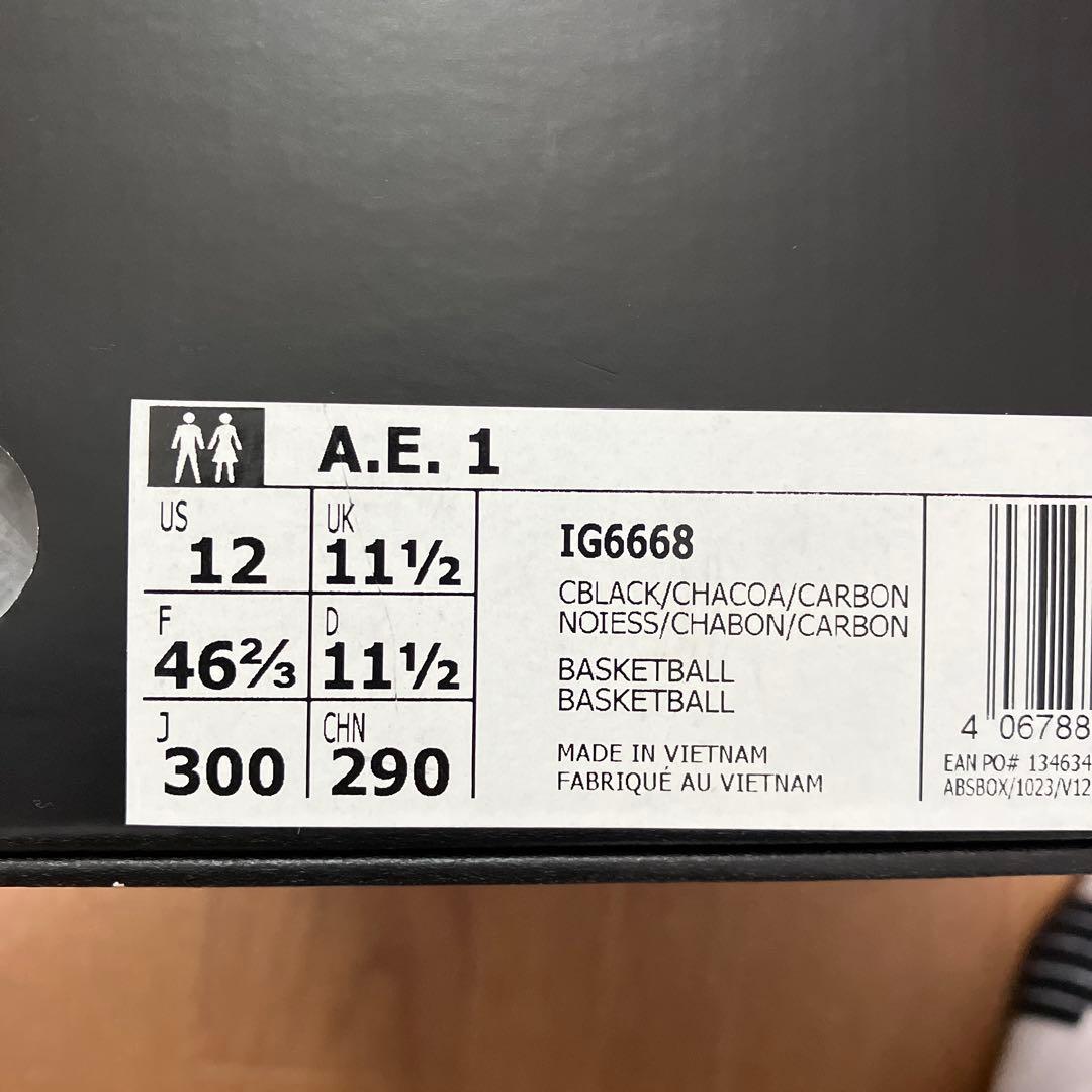 シューズ(男性用) adidas AE1 US12 30cm