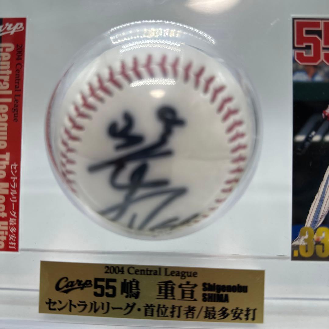 広島東洋カープ　55 嶋　重宣　2004年セントラルリーグ•首位打者／最多安打