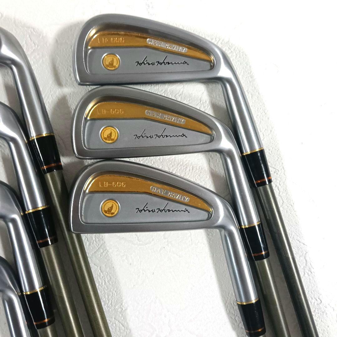 本間 HONMA LB-606 24金 アイアン 11本 金モグラ K24 星4